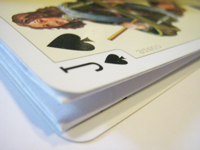 unikatissima Accordion-Style Playing Card Notebooks